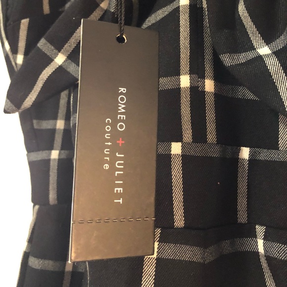 🌼2 for $30🌼NWT ROMEO & JULIET COUTURE WINDOWPANE - Picture 4 of 5